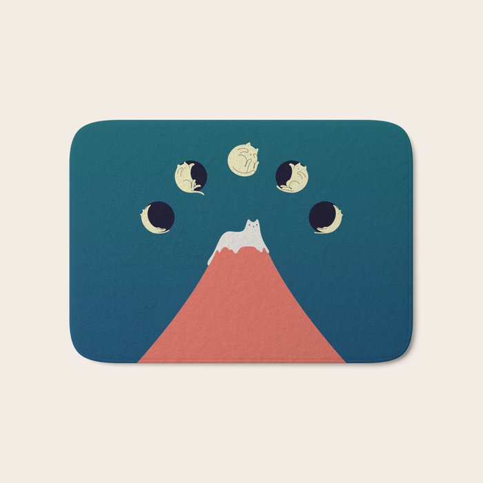 Cat Landscape 88 Bath Mat Gallery Image 1
