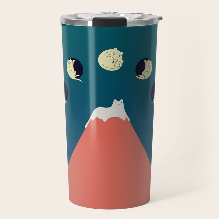 Cat Landscape 88 Travel Mug Gallery Image 1