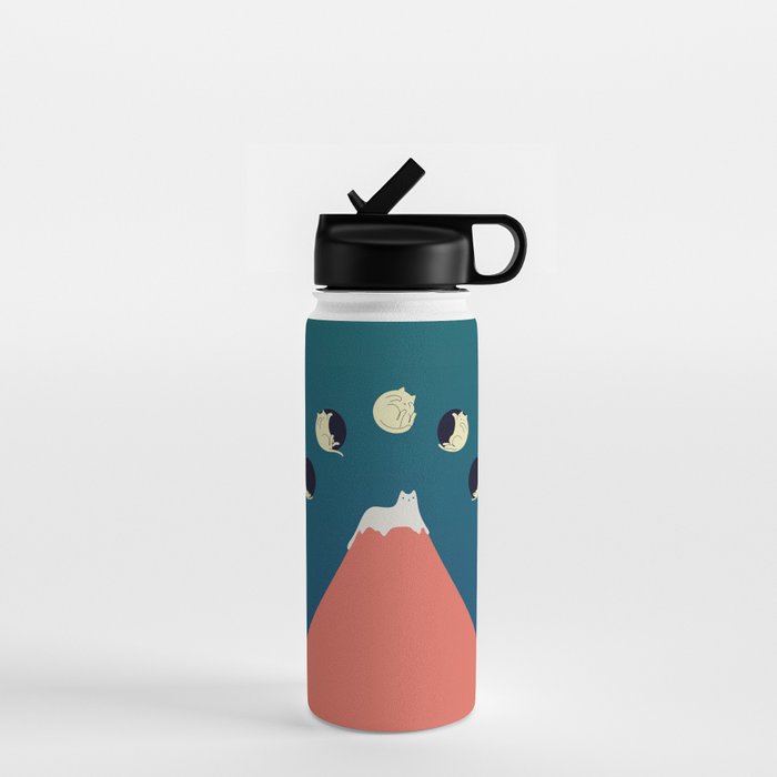 Cat Landscape 88 Water Bottle Gallery Image 1