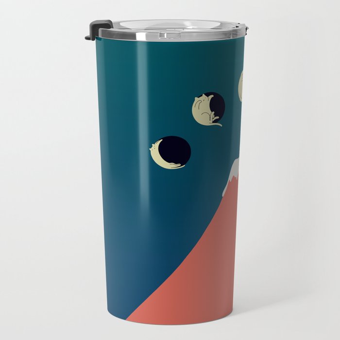 Cat Landscape 88 Travel Mug Gallery Image 3