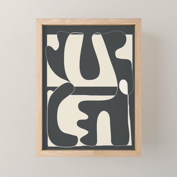 Shifting Silhouettes 1 Mini Art Print Gallery Image 1