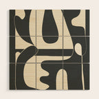 Shifting Silhouettes 1 Wood Wall Art Gallery Image 1