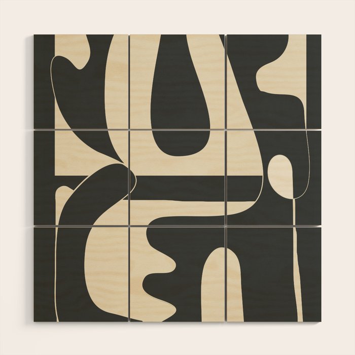 Shifting Silhouettes 1 Wood Wall Art Gallery Image 1