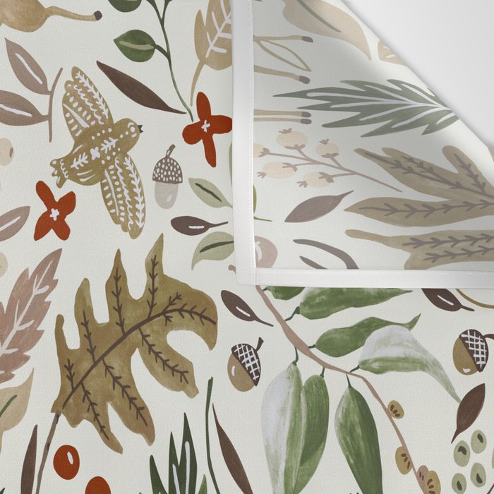 Christmas in the wild nature Wall Tapestry Gallery Image 3
