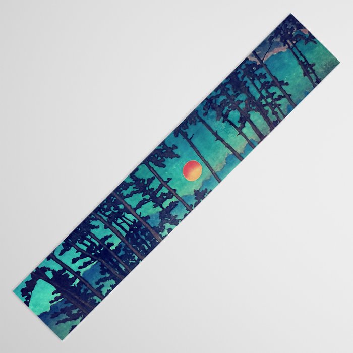 Hues of Dusk at Kanako - Nature Landscape Table Runner Gallery Image 3
