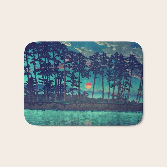 Hues of Dusk at Kanako - Nature Landscape Bath Mat Gallery Image 1