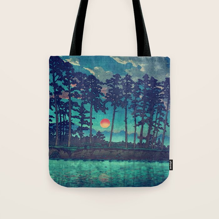 Hues of Dusk at Kanako - Nature Landscape Tote Bag Gallery Image 1