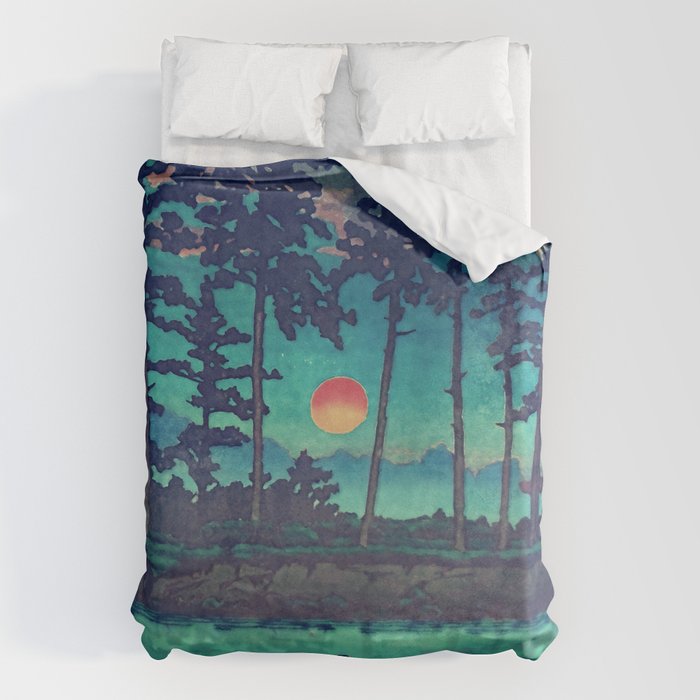 Hues of Dusk at Kanako - Nature Landscape Duvet Cover Gallery Image 1