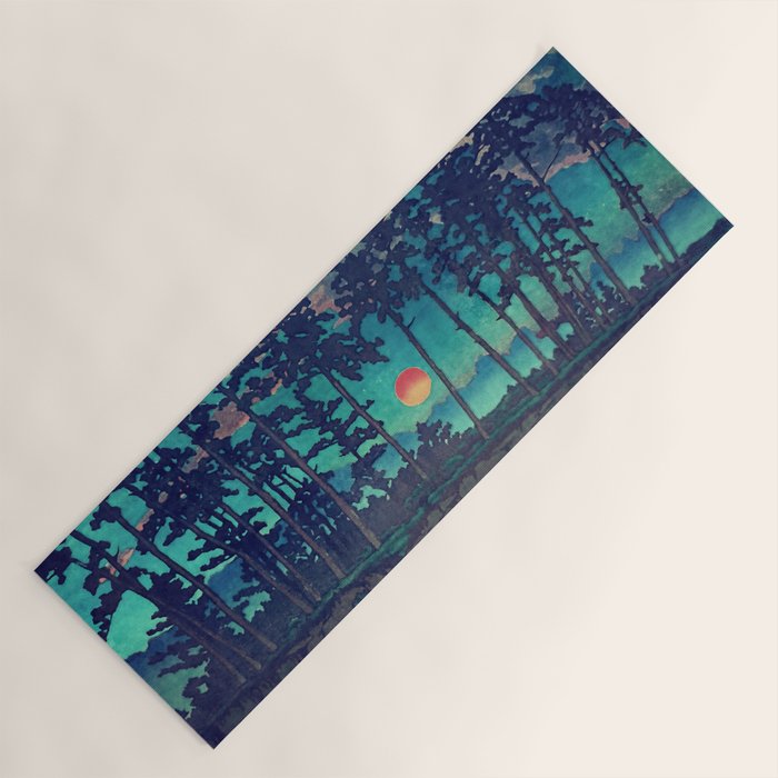 Hues of Dusk at Kanako - Nature Landscape Yoga Mat Gallery Image 1