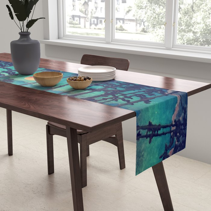 Hues of Dusk at Kanako - Nature Landscape Table Runner Gallery Image 2