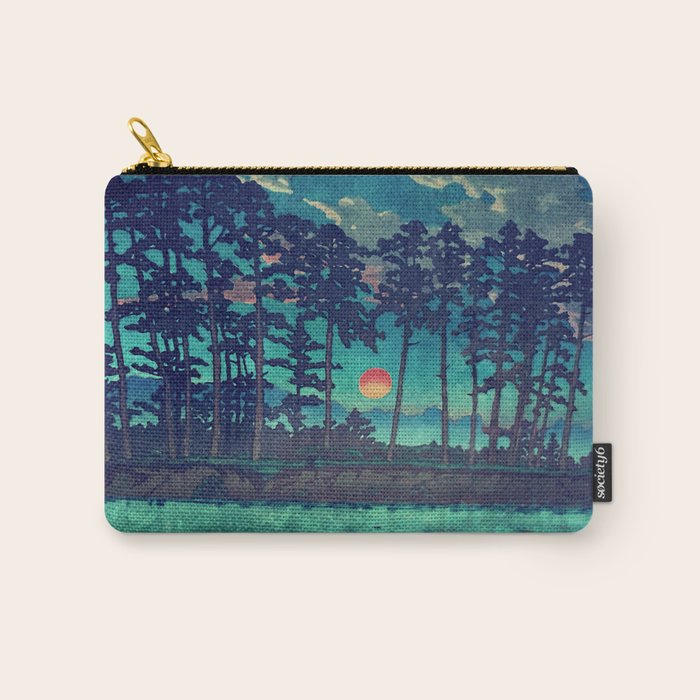 Hues of Dusk at Kanako - Nature Landscape Carry All Pouch Gallery Image 1