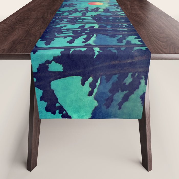 Hues of Dusk at Kanako - Nature Landscape Table Runner Gallery Image 1