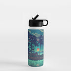 Hues of Dusk at Kanako - Nature Landscape Water Bottle Gallery Image 1