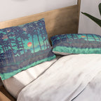 Hues of Dusk at Kanako - Nature Landscape Pillow Sham Gallery Image 2