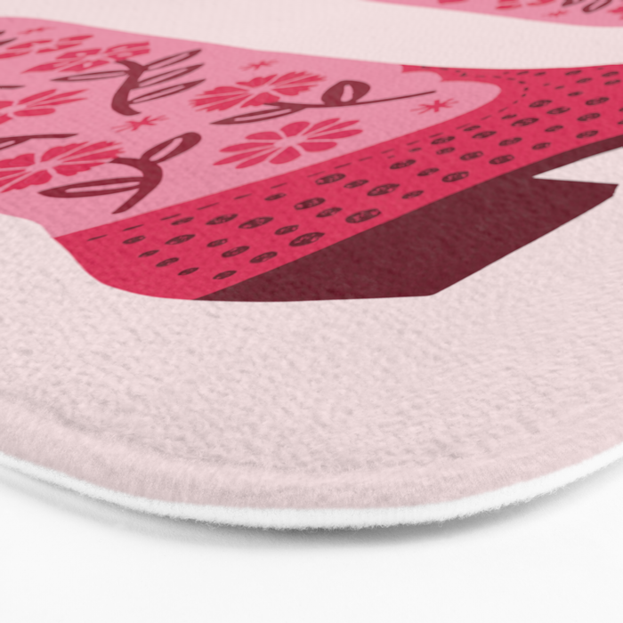 Cowgirl Boots - Hot Pink Bath Mat Gallery Image 3