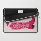 Cowgirl Boots - Hot Pink Laptop Sleeve Gallery Image 2