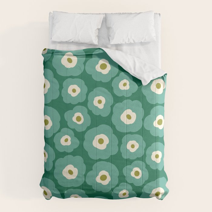 Green Flower Comforter Gallery Image 6