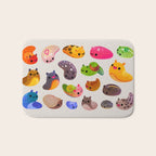 Land slug - bright Bath Mat Gallery Image 1