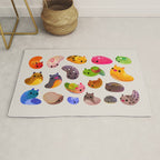 Land slug - bright Rug Gallery Image 1