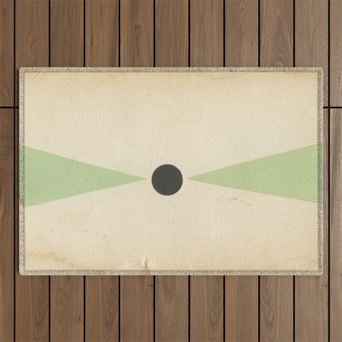 Mint Bow Outdoor Rug Gallery Image 1