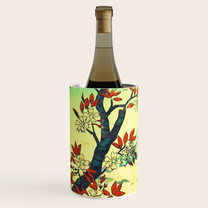 At Suidi - Autumn Mountain & Tree Ukiyoe Nature Landscape Wine Chiller Gallery Image 2