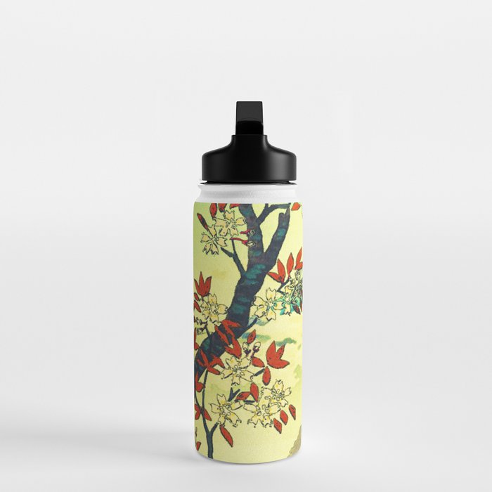At Suidi - Autumn Mountain & Tree Ukiyoe Nature Landscape Water Bottle Gallery Image 3