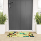At Suidi - Autumn Mountain & Tree Ukiyoe Nature Landscape Welcome Mat Gallery Image 3