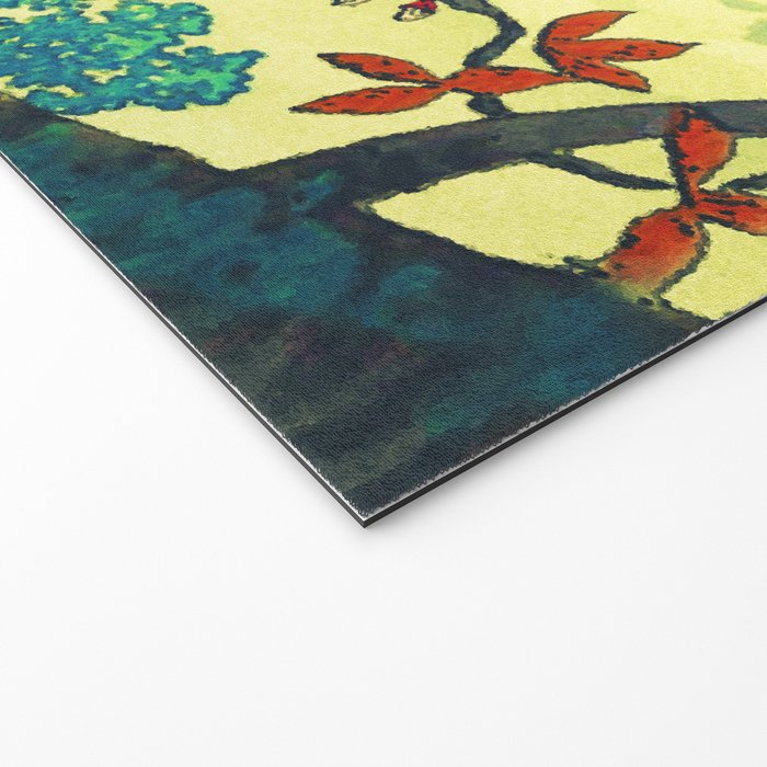 At Suidi - Autumn Mountain & Tree Ukiyoe Nature Landscape Welcome Mat Gallery Image 2