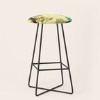 At Suidi - Autumn Mountain & Tree Ukiyoe Nature Landscape Stool Gallery Image 1