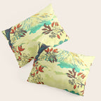 At Suidi - Autumn Mountain & Tree Ukiyoe Nature Landscape Pillow Sham Gallery Image 3