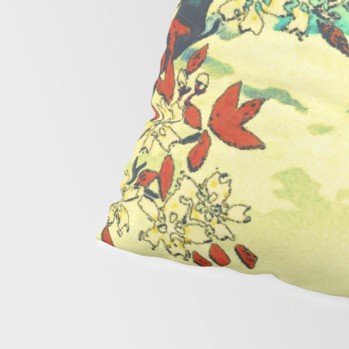 At Suidi - Autumn Mountain & Tree Ukiyoe Nature Landscape Pillow Sham Gallery Image 4