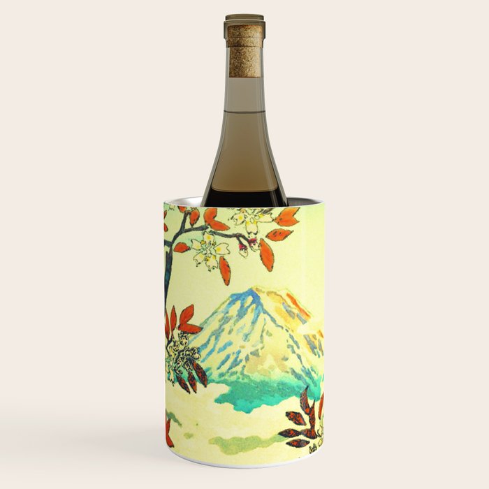 At Suidi - Autumn Mountain & Tree Ukiyoe Nature Landscape Wine Chiller Gallery Image 1