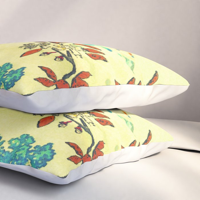 At Suidi - Autumn Mountain & Tree Ukiyoe Nature Landscape Pillow Sham Gallery Image 3