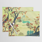 At Suidi - Autumn Mountain & Tree Ukiyoe Nature Landscape Placemat Gallery Image 1