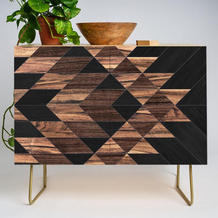 Urban Tribal Pattern No.11 - Aztec - Wood Credenza Gallery Image 1