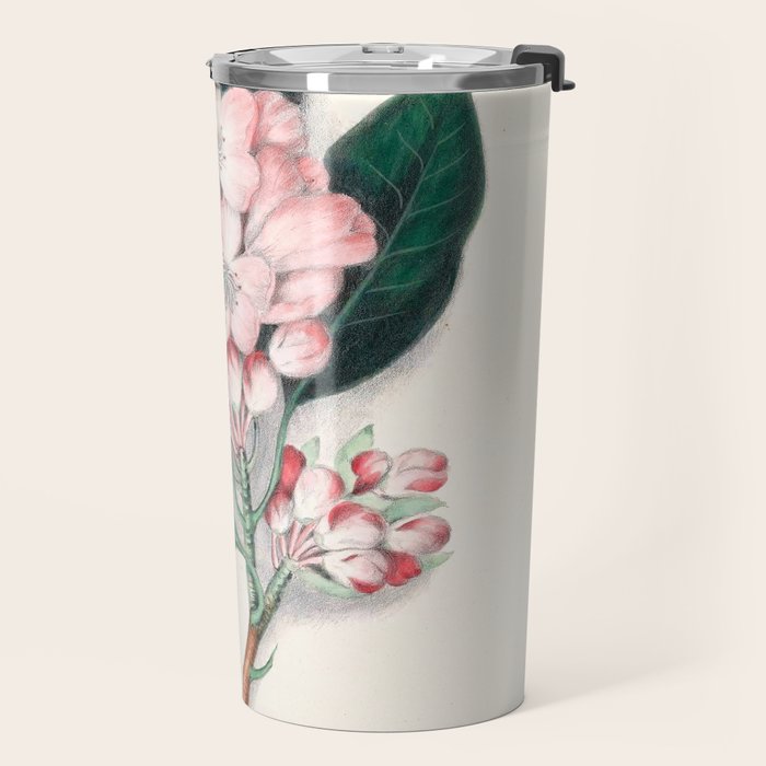  Rhododendron by Clarissa Munger Badger, 1859 (benefitting The Nature Conservancy) Travel Mug Gallery Image 2