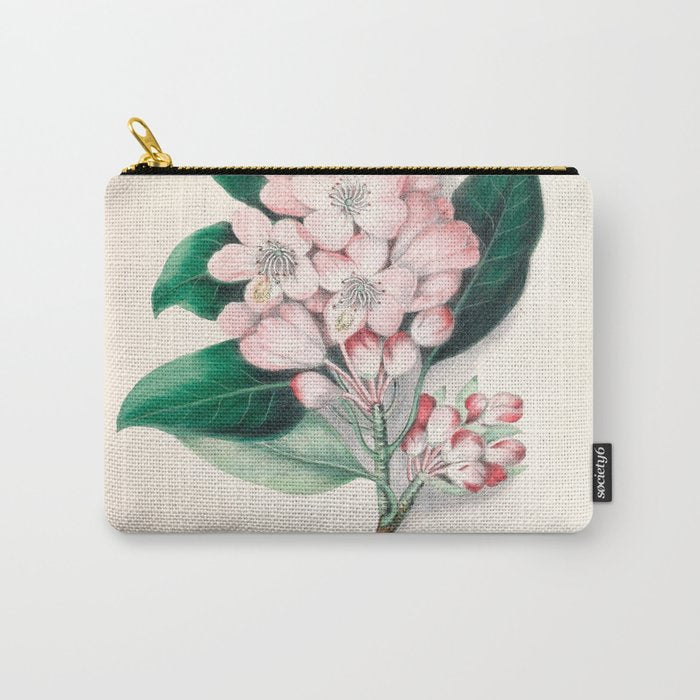  Rhododendron by Clarissa Munger Badger, 1859 (benefitting The Nature Conservancy) Carry All Pouch Gallery Image 1