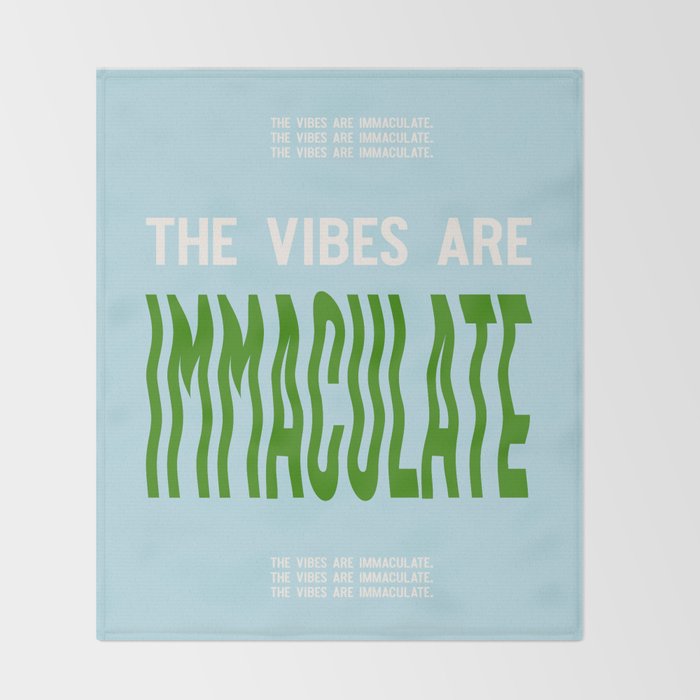 Immaculate Vibes Throw Blanket Gallery Image 2