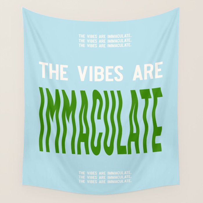Immaculate Vibes Wall Tapestry Gallery Image 1
