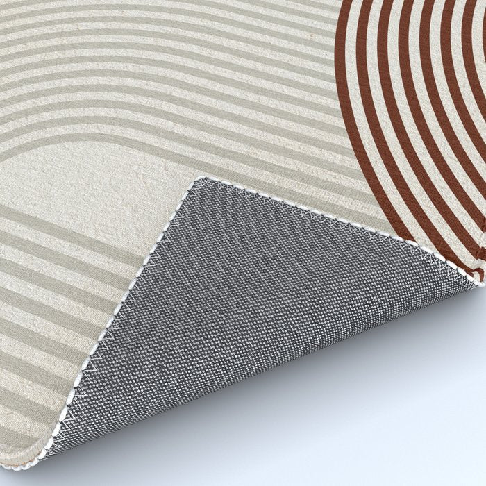 Mid Century Line Art I Rug Gallery Image 4