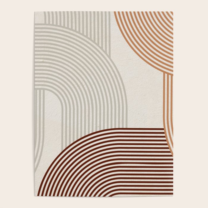 Mid Century Line Art I Poster Gallery Image 1