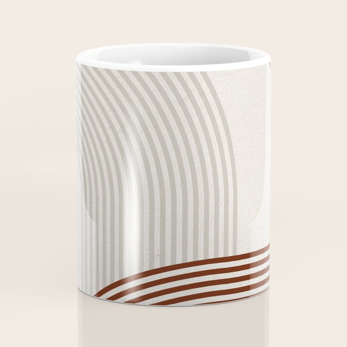 Mid Century Line Art I Coffee Mug Gallery Image 4