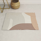 Mid Century Line Art I Rug Gallery Image 1