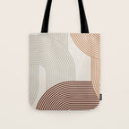 Mid Century Line Art I Tote Bag Gallery Image 1