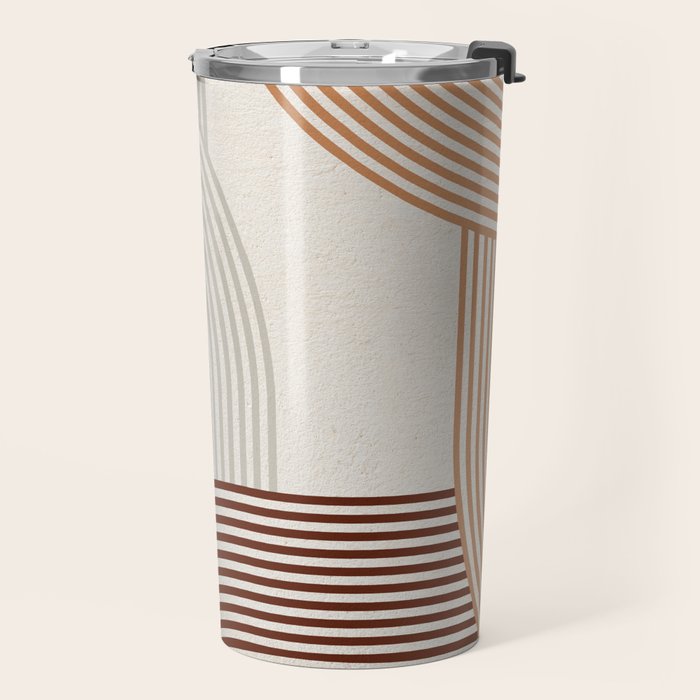 Mid Century Line Art I Travel Mug Gallery Image 2