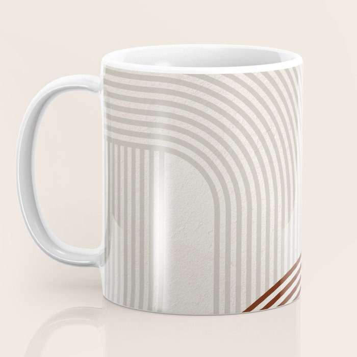 Mid Century Line Art I Coffee Mug Gallery Image 3