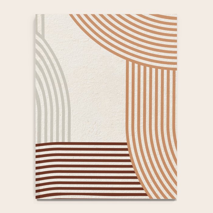 Mid Century Line Art I Notebook Gallery Image 4