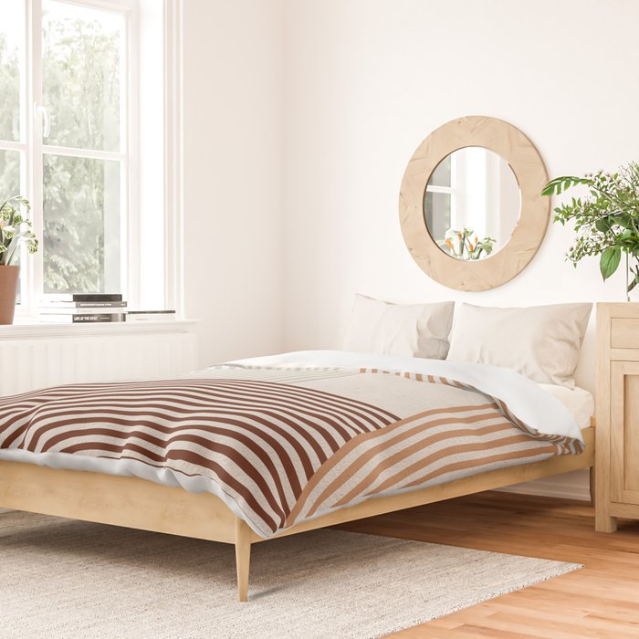 Mid Century Line Art I Duvet Cover Gallery Image 2