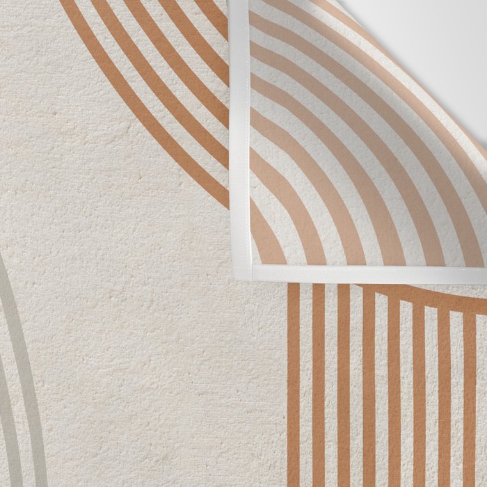 Mid Century Line Art I Wall Tapestry Gallery Image 3
