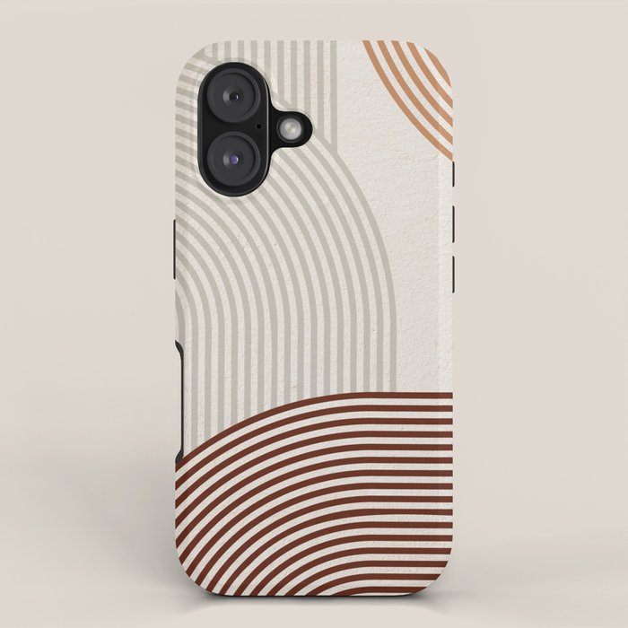 Mid Century Line Art I iPhone Case Gallery Image 1